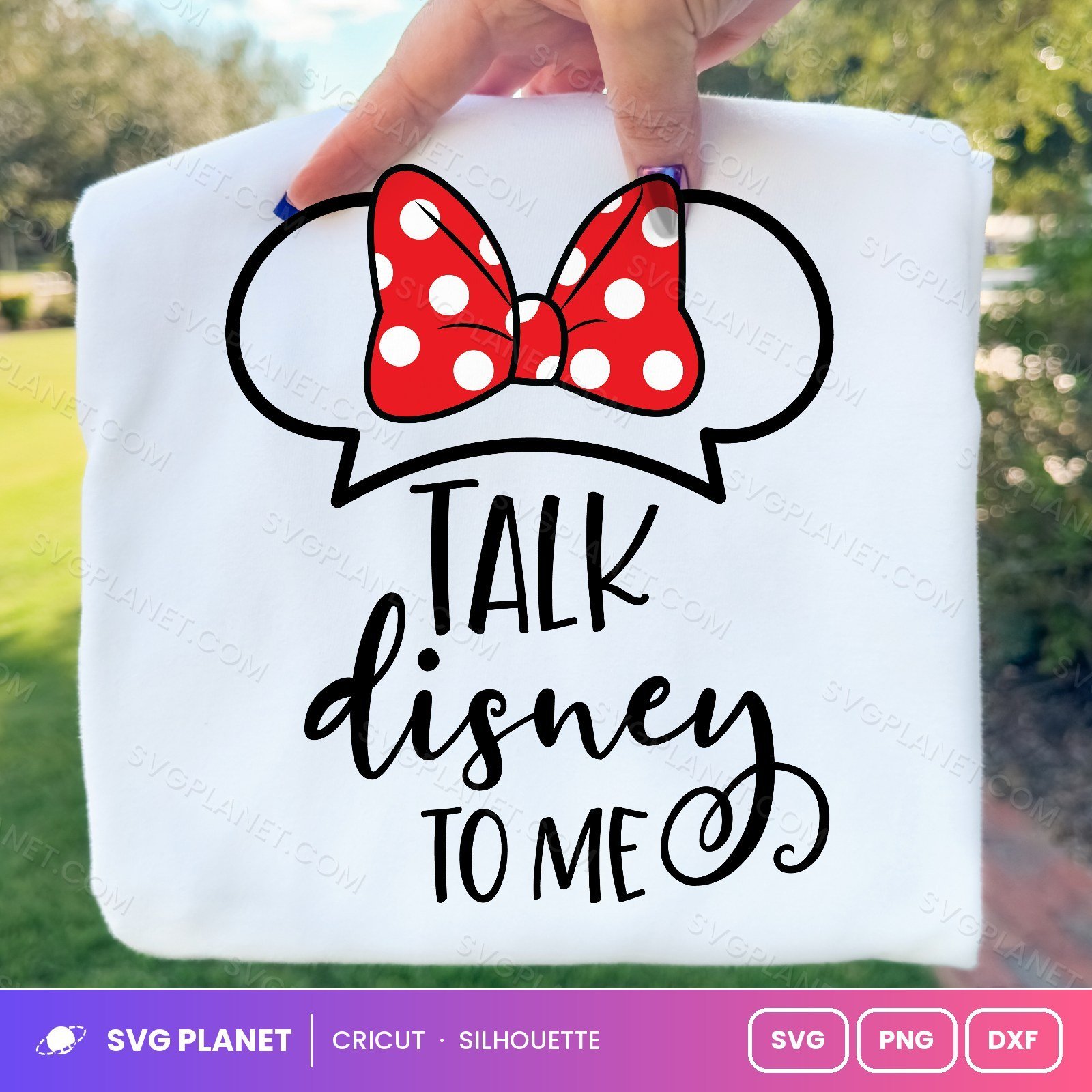 Talk Disney To Me Minnie 2 Free SVG PNG DXF