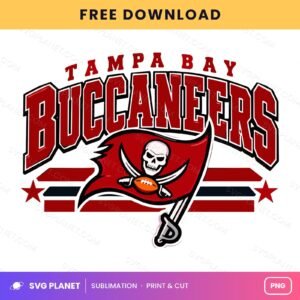 Tampa Bay Buccaneers Football Logo Sublimation Free PNG