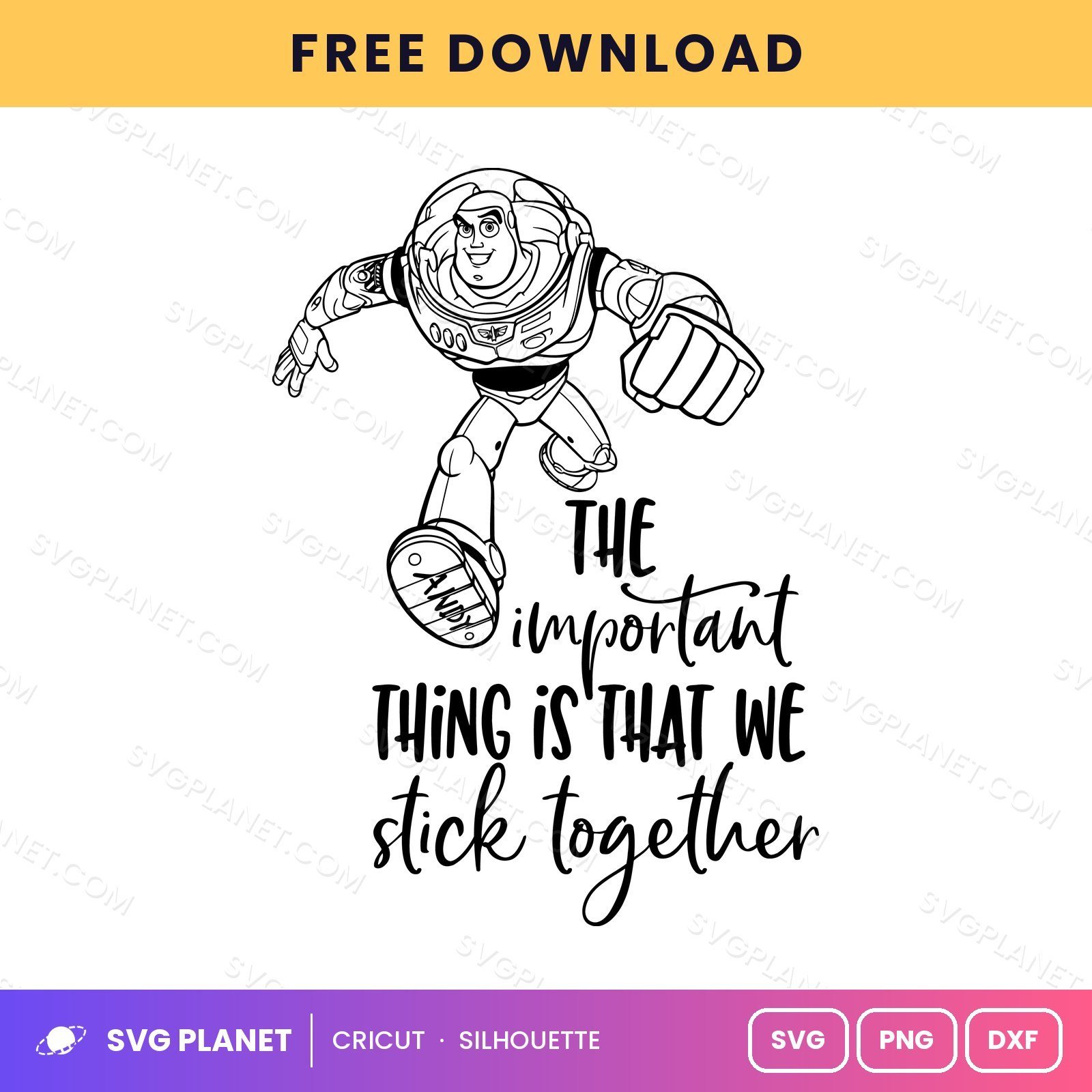 The Important Thing Free SVG PNG DXF - Image 2