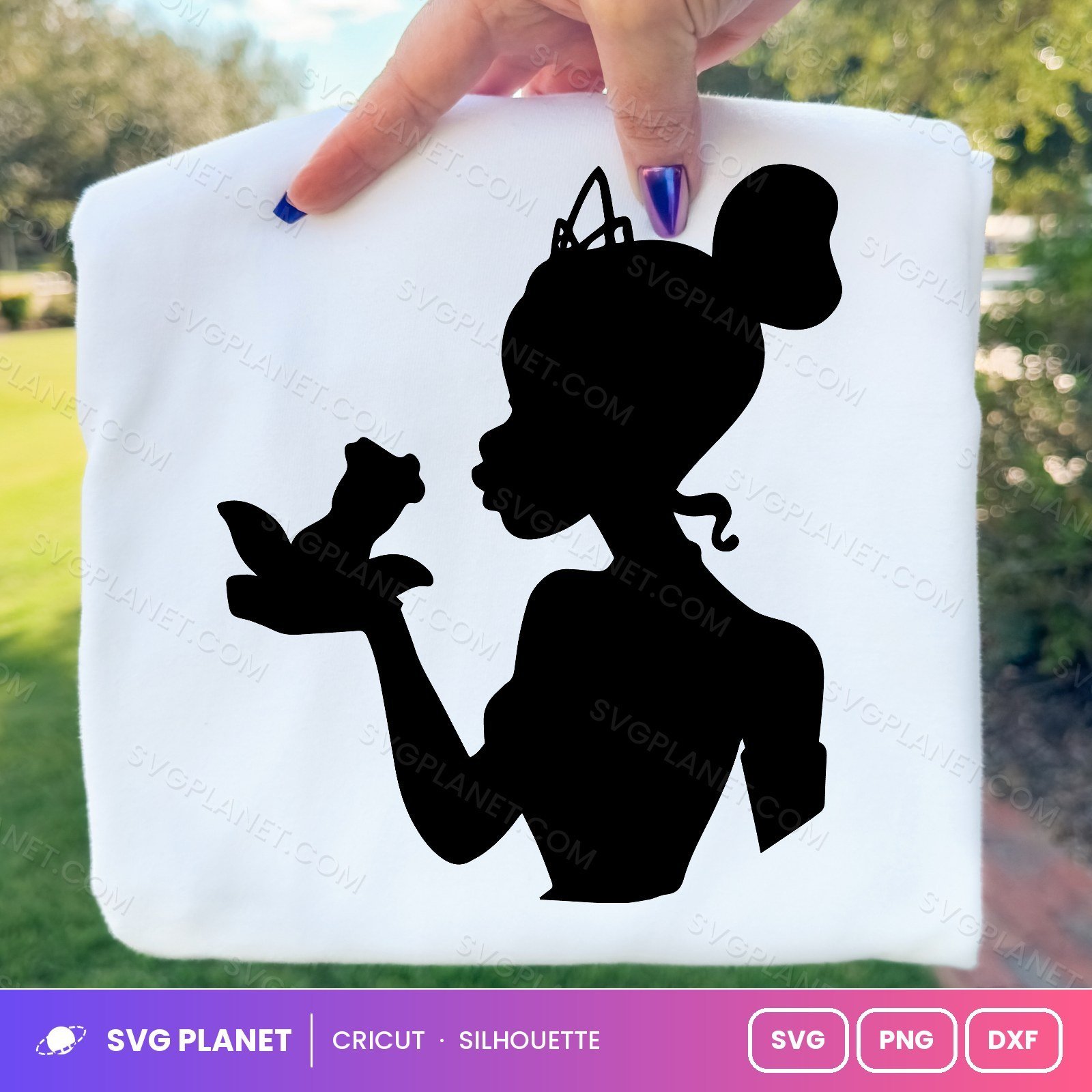 Tiana Free SVG PNG DXF