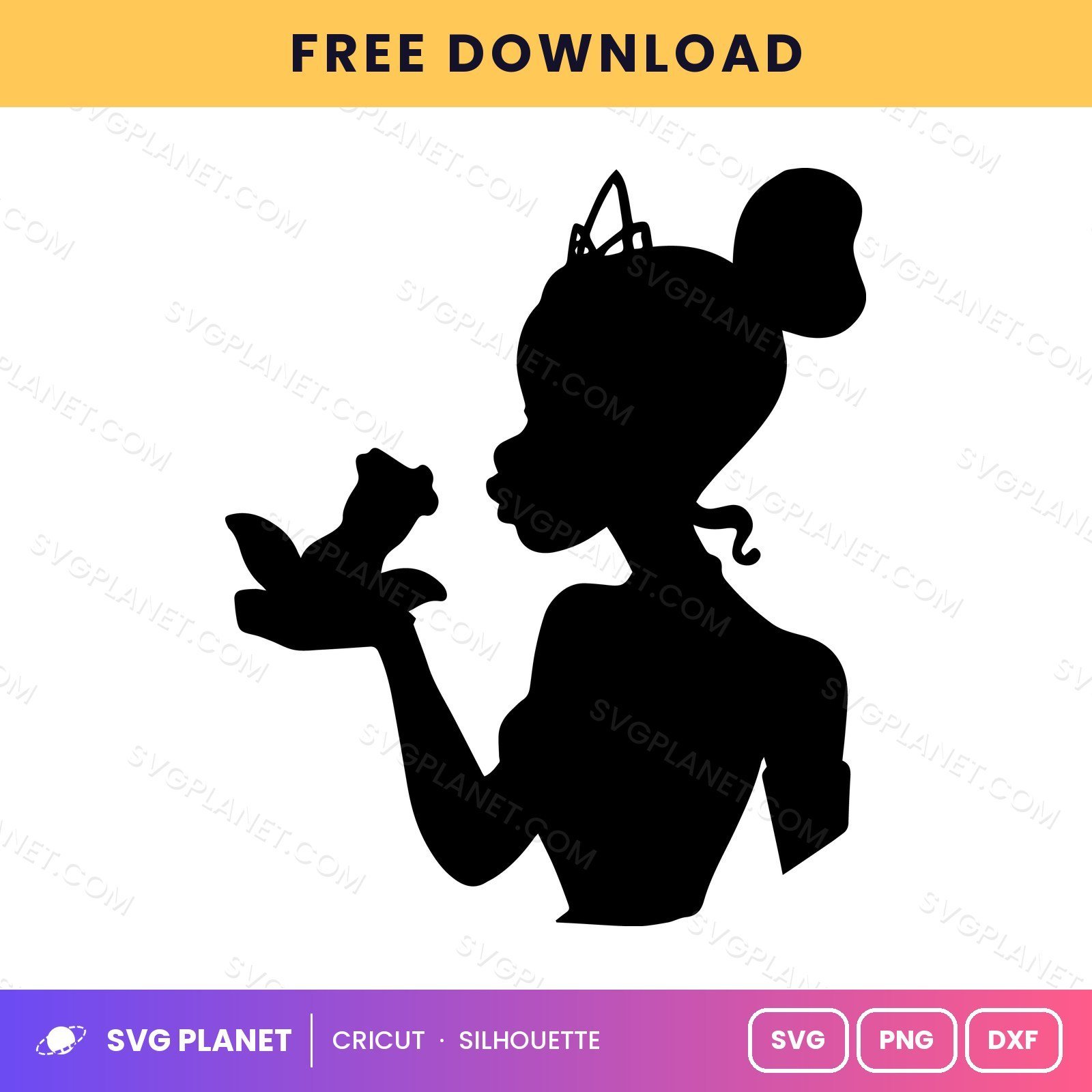 Tiana Free SVG PNG DXF - Image 2