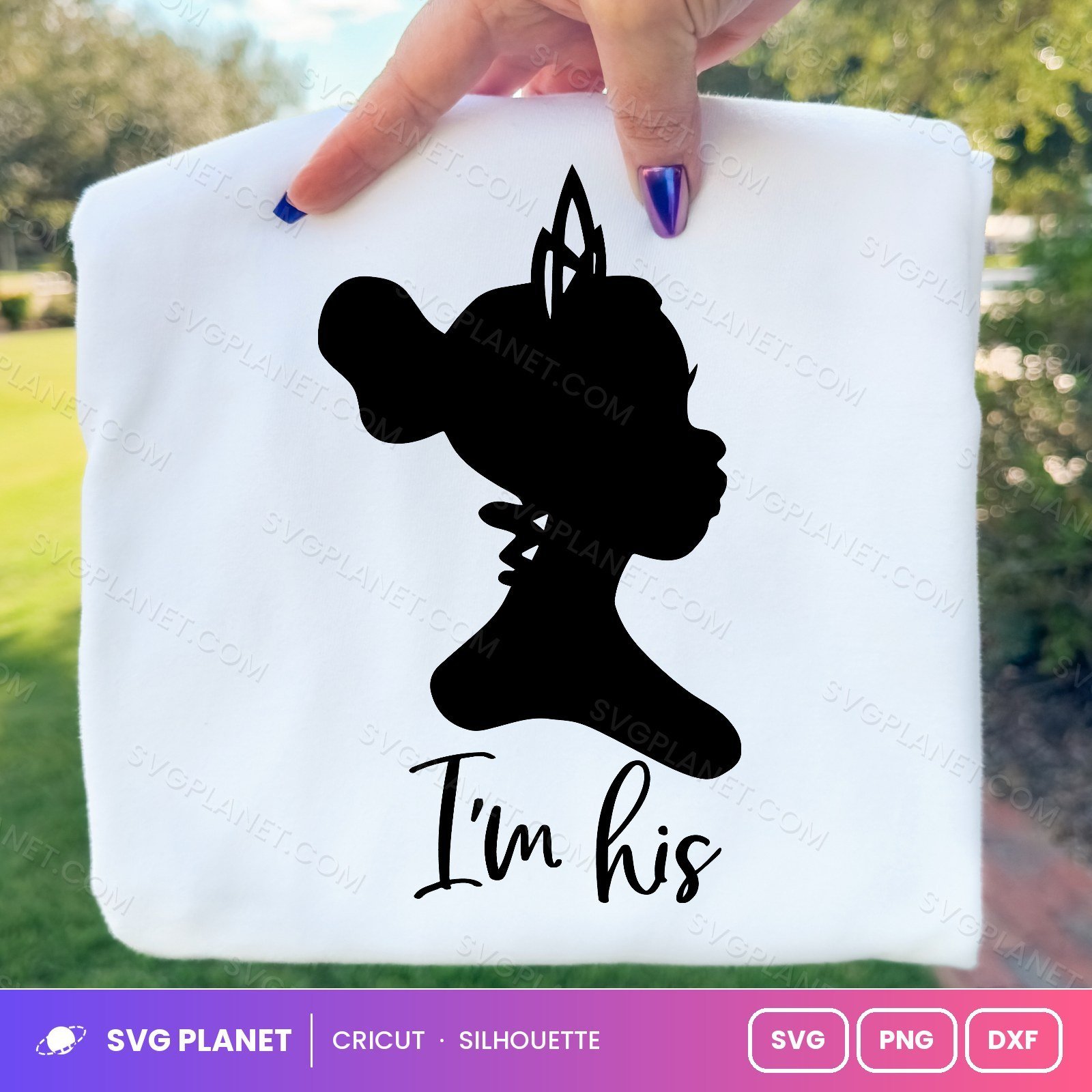 Tiana Im His Free SVG PNG DXF