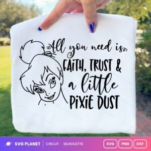 Tinkerbell All You Need Is Free SVG PNG DXF