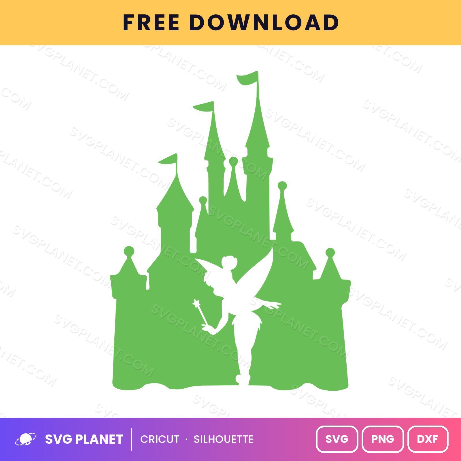 Tinkerbell Free SVG PNG DXF - Image 2