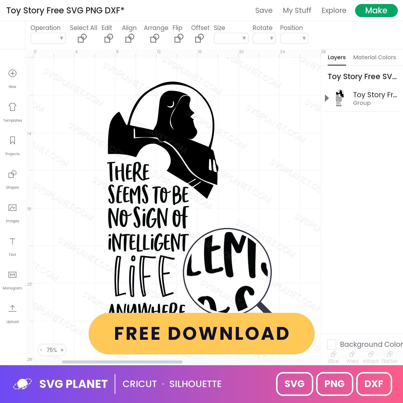 Toy Story Free SVG PNG DXF - Image 3