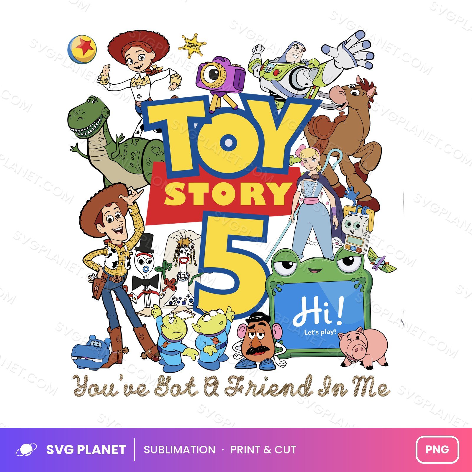 You’ve Got A Friend In Me, Toy Movie Characters, The Age Of Toys Is Over PNG - Image 2