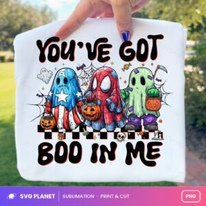 Youve Got Boo In Me Superhero Ghosts PNG